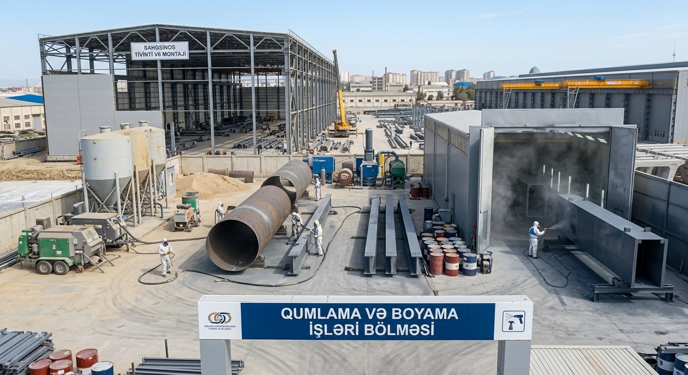 Qumlama və boyama işləri